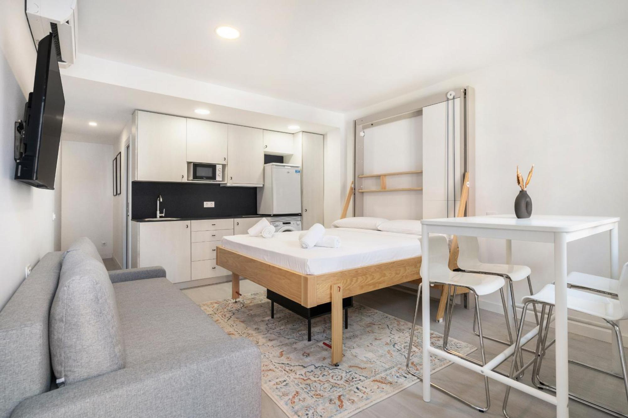 Madrid Riverside Studios Con Parking Incluido Alquiler Temporal Exterior foto