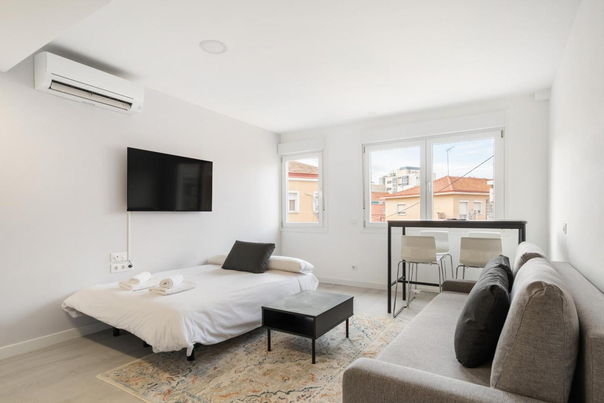 Madrid Riverside Studios Con Parking Incluido Alquiler Temporal Exterior foto