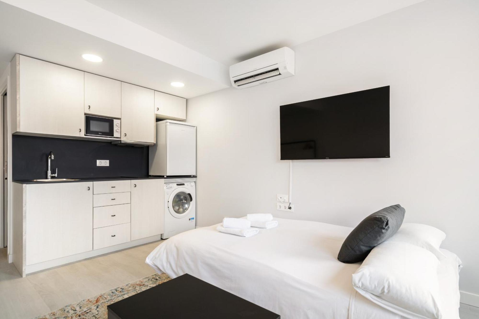 Madrid Riverside Studios Con Parking Incluido Alquiler Temporal Exterior foto