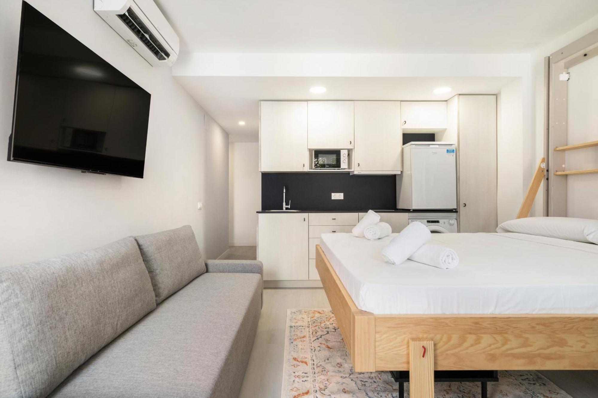 Madrid Riverside Studios Con Parking Incluido Alquiler Temporal Exterior foto
